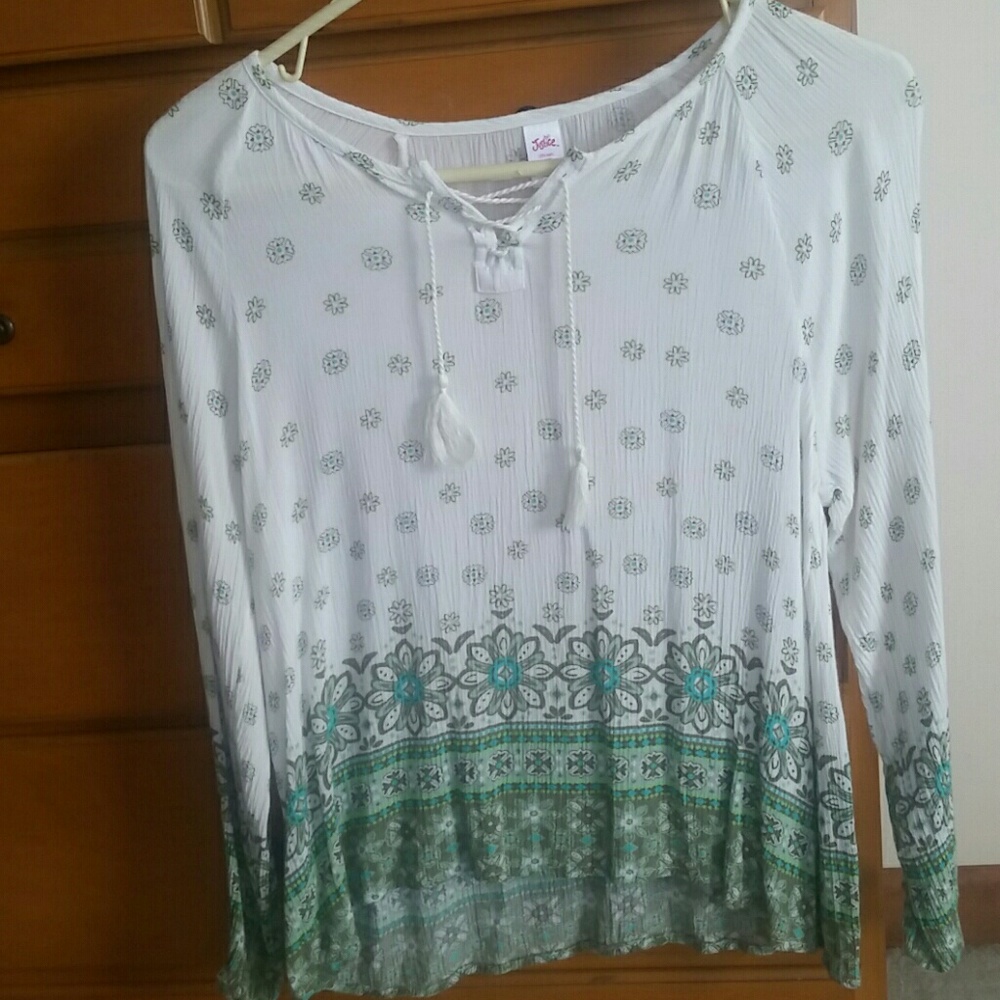 Girls peasant style blouse